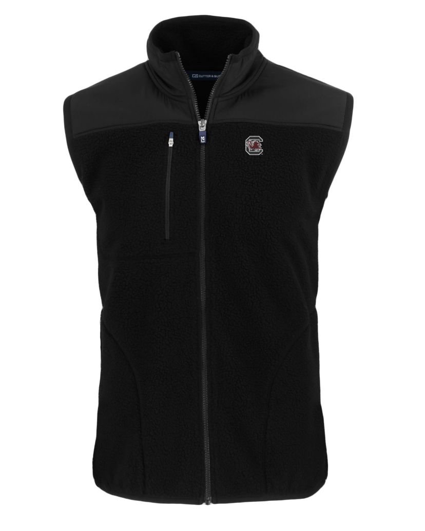 NCAA South Carolina Gamecocks Cascade Eco Sherpa Fleece Full-Zip Vest