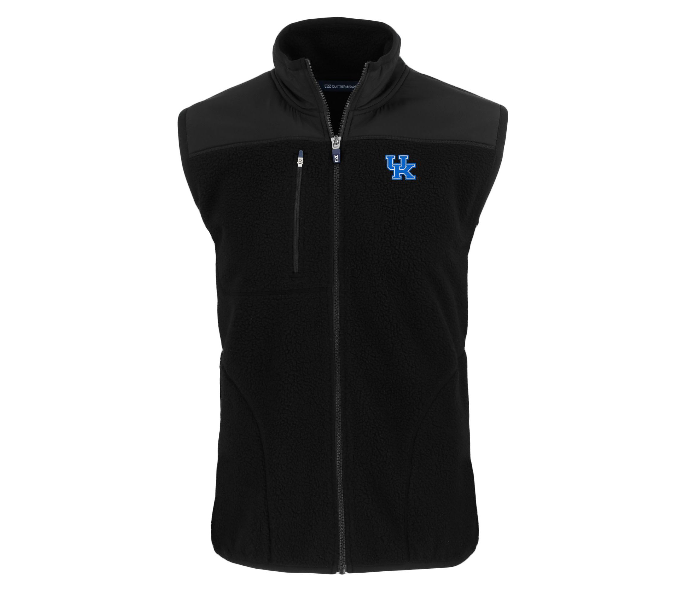 NCAA Kentucky Wildcats Cascade Eco Sherpa Fleece Full-Zip Vest