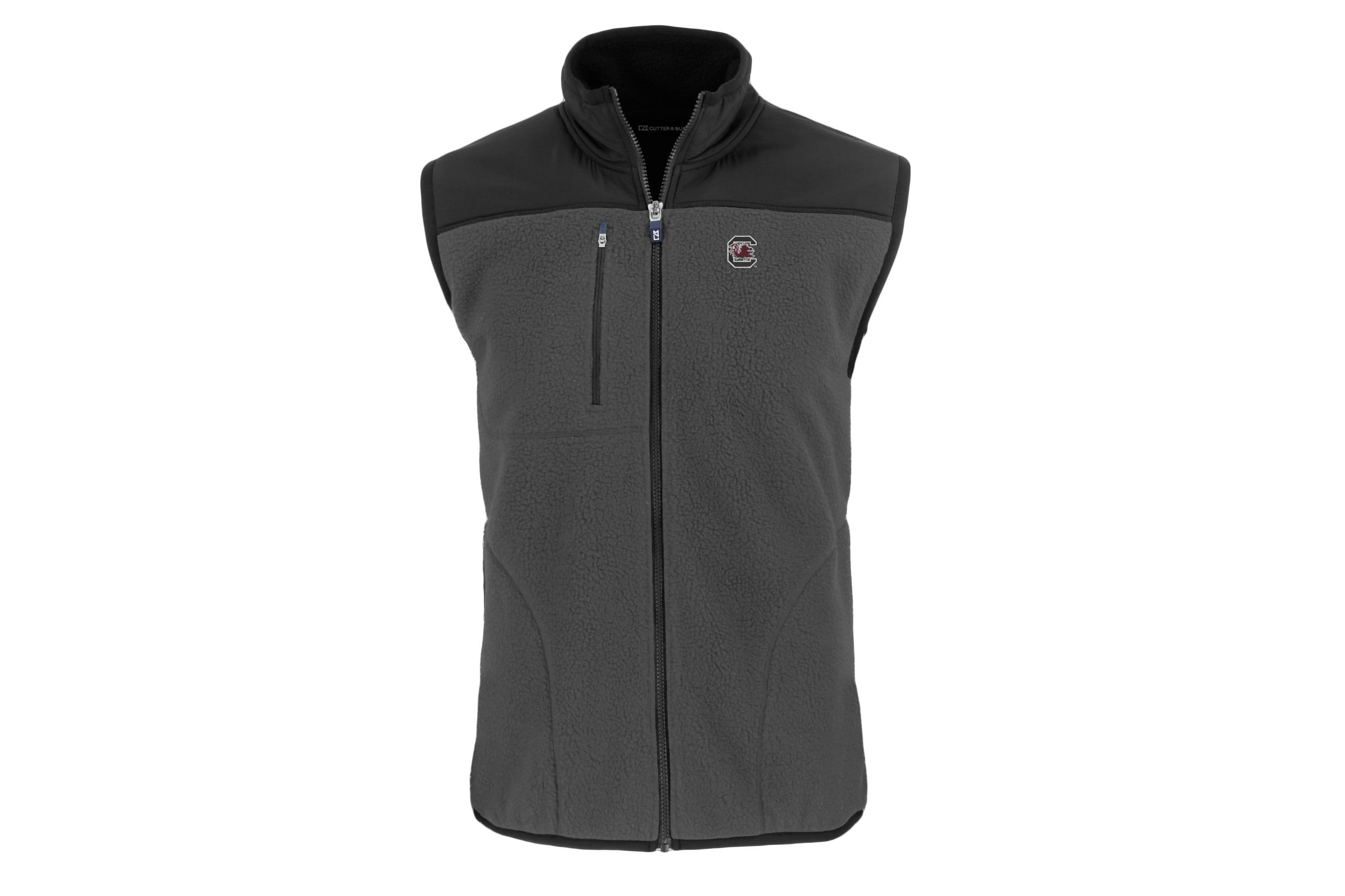 NCAA South Carolina Gamecocks Cascade Eco Sherpa Fleece Full-Zip Vest