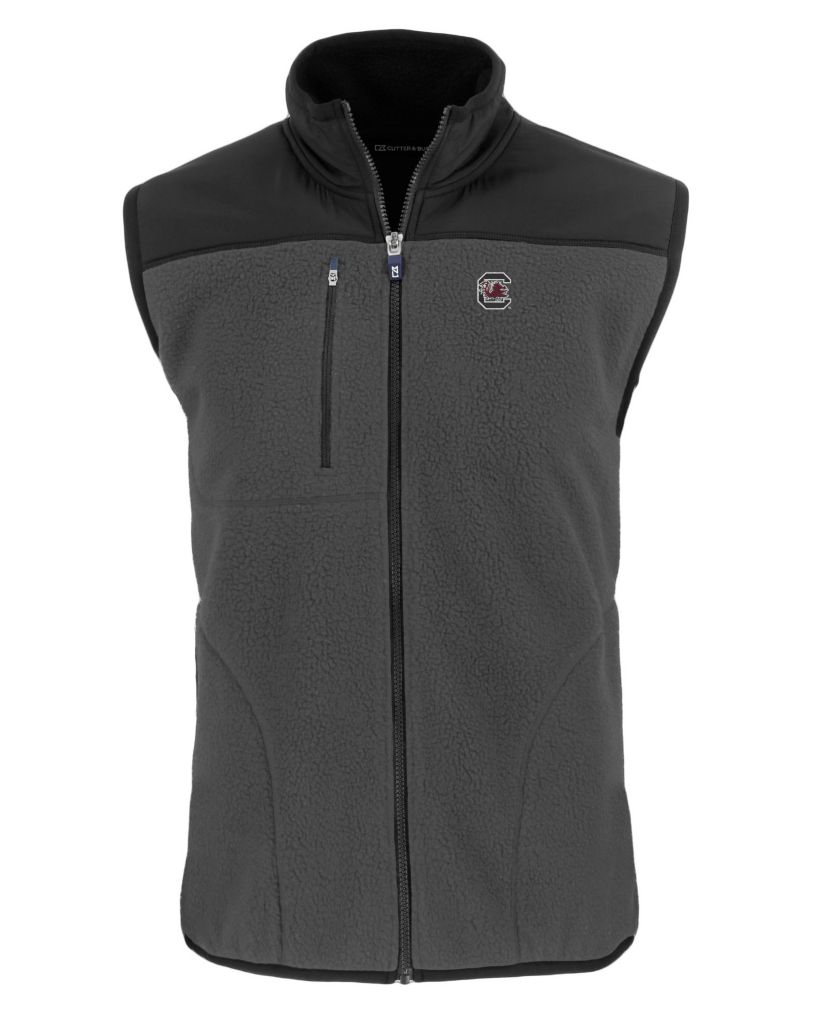 NCAA South Carolina Gamecocks Cascade Eco Sherpa Fleece Full-Zip Vest