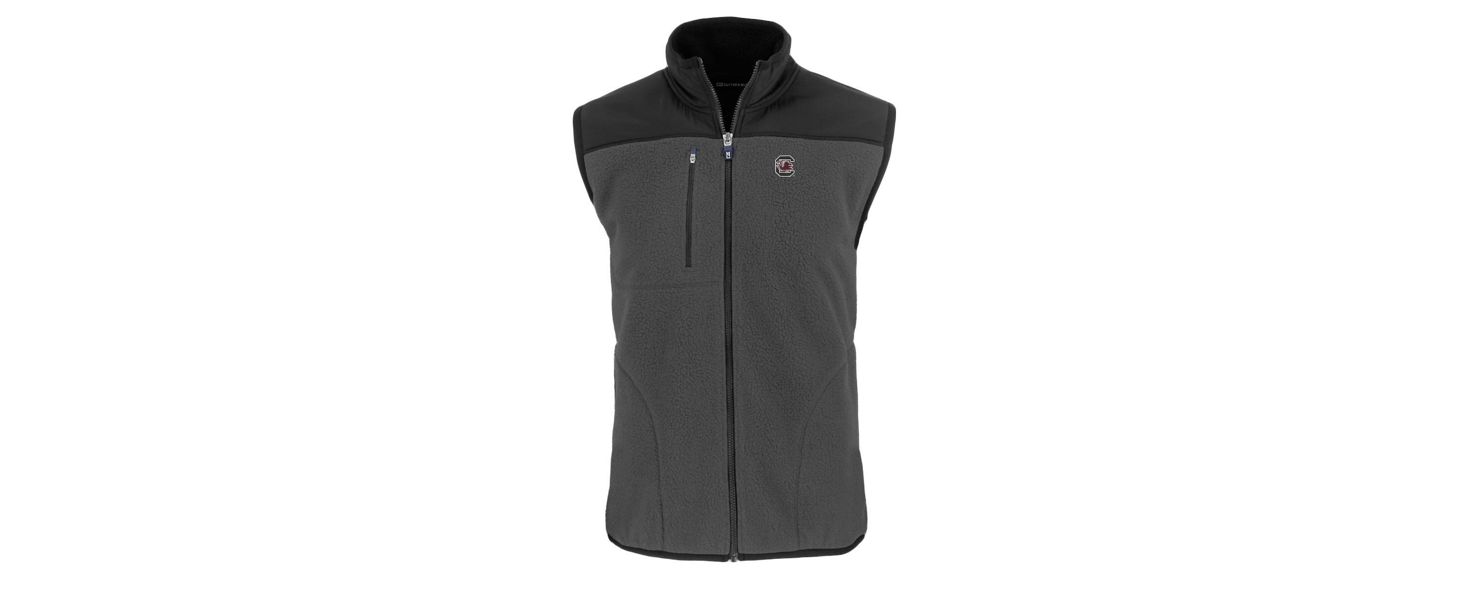 NCAA South Carolina Gamecocks Cascade Eco Sherpa Fleece Full-Zip Vest