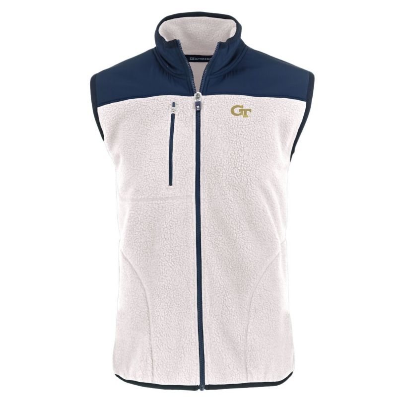 NCAA Georgia Tech Yellow Jackets Cascade Eco Sherpa Fleece Vest