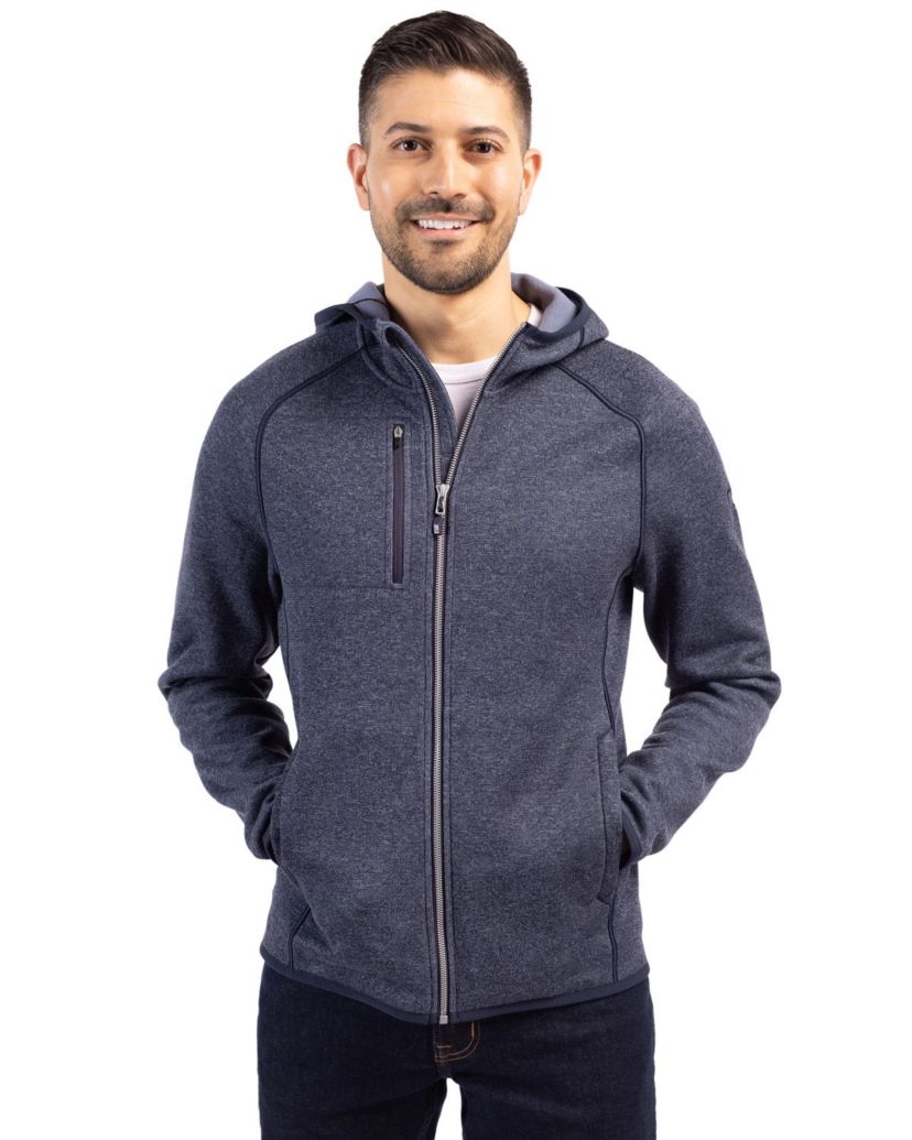 Cutter & Buck Mainsail Full Zip Hooded Mens Jacket