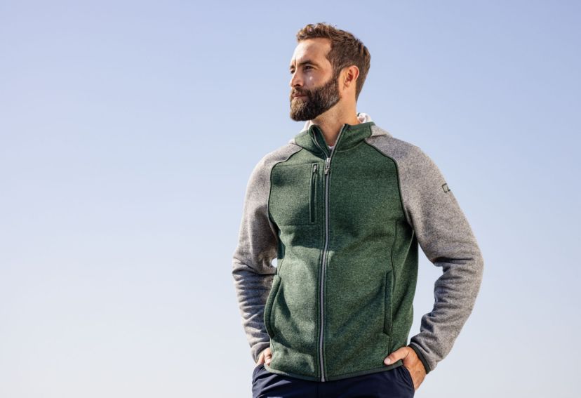 Cutter & Buck Mainsail Full Zip Hooded Mens Jacket