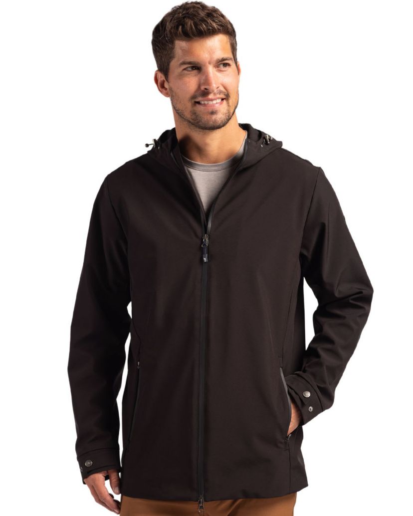 Big & Tall Cutter & Buck Camano Everyday Stretch Recycled Mens Water Resistant Jacket