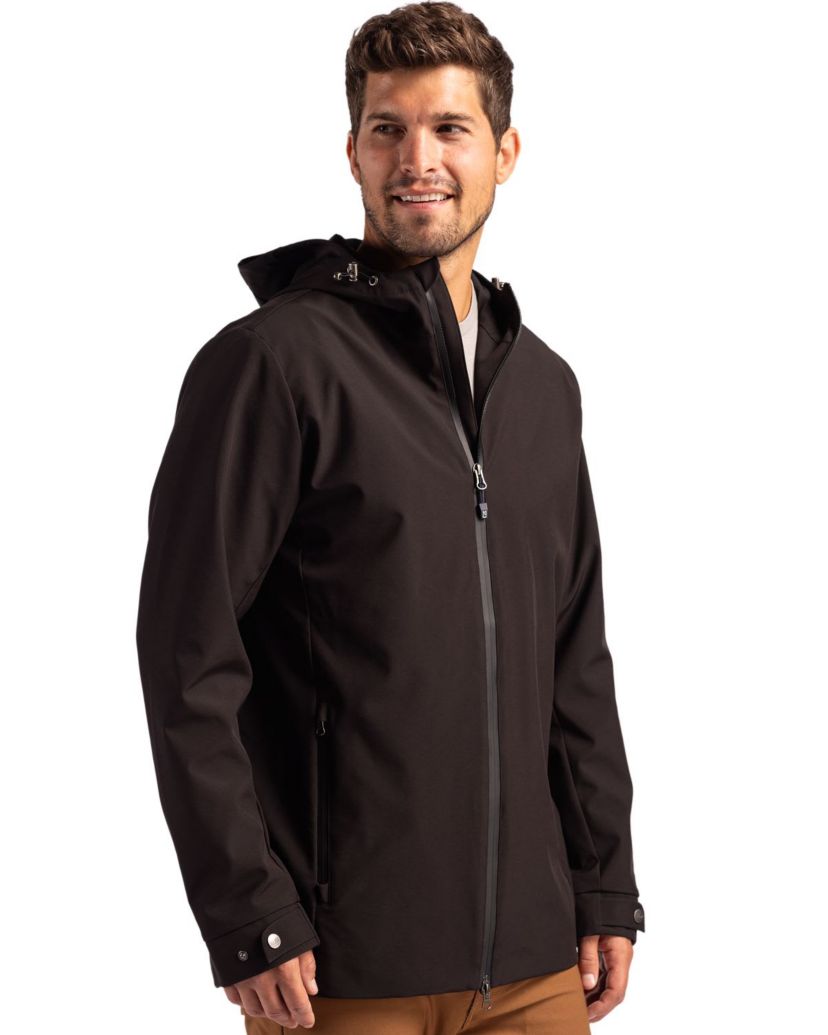 Big & Tall Cutter & Buck Camano Everyday Stretch Recycled Mens Water Resistant Jacket
