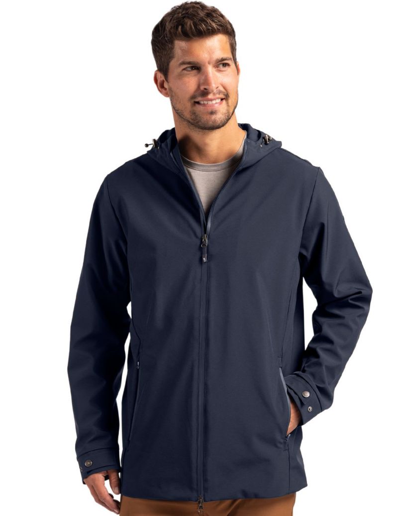 Big & Tall Cutter & Buck Camano Everyday Stretch Recycled Mens Water Resistant Jacket