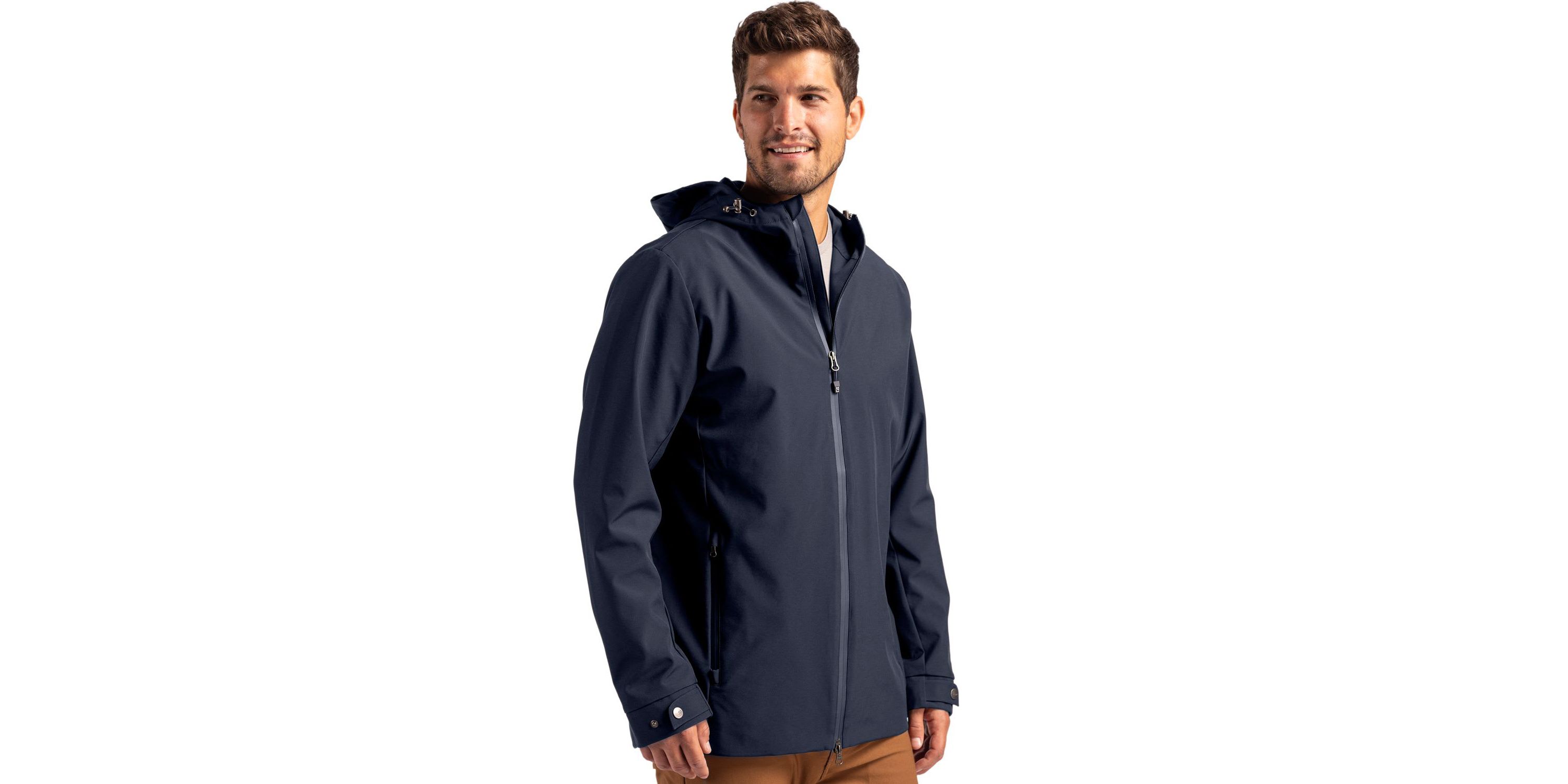 Big & Tall Cutter & Buck Camano Everyday Stretch Recycled Mens Water Resistant Jacket