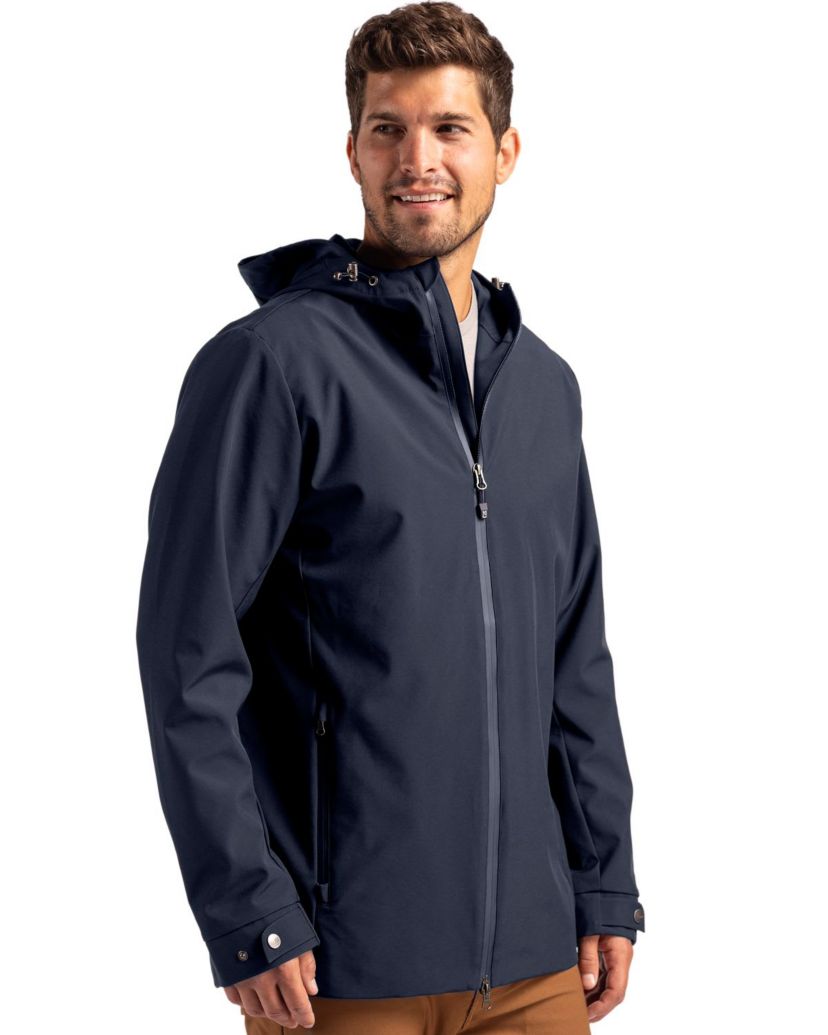 Big & Tall Cutter & Buck Camano Everyday Stretch Recycled Mens Water Resistant Jacket