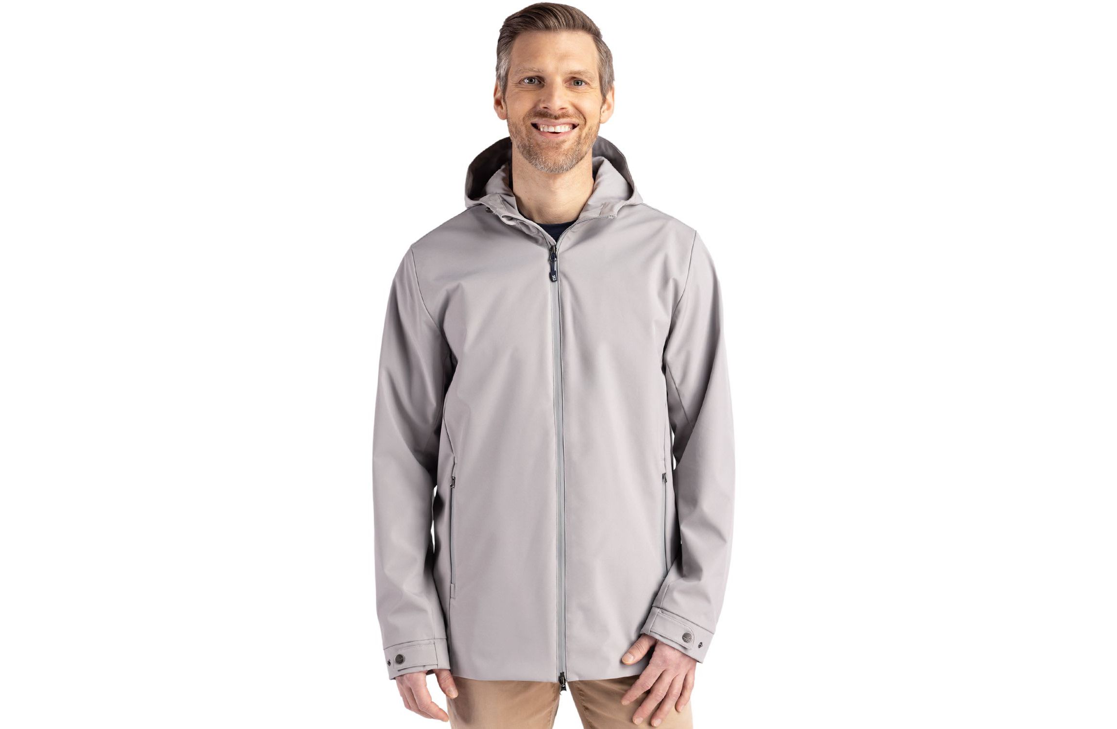 Big & Tall Cutter & Buck Camano Everyday Stretch Recycled Mens Water Resistant Jacket