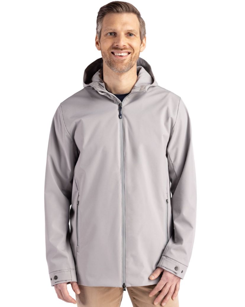 Big & Tall Cutter & Buck Camano Everyday Stretch Recycled Mens Water Resistant Jacket