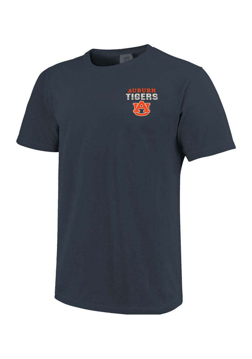  NCAA Auburn Tigers Retro Poster and Stadium Graphic T-Shirt 