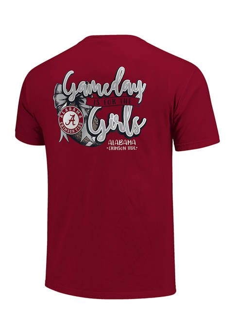 Mens NCAA Alabama Crimson Tide Gameday Bow Graphic T-Shirt