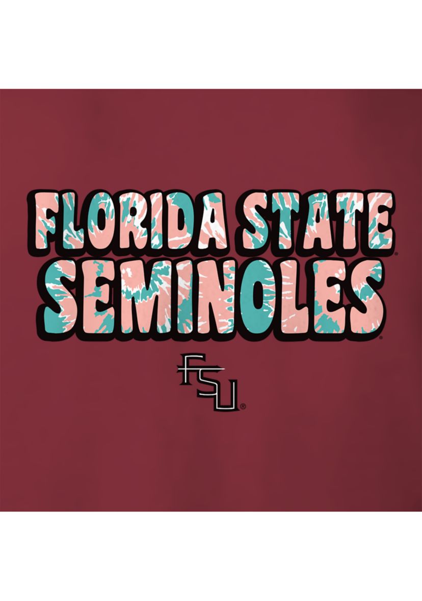 NCAA Florida State Seminoles Groovy Simple Pattern Graphic T-Shirt 