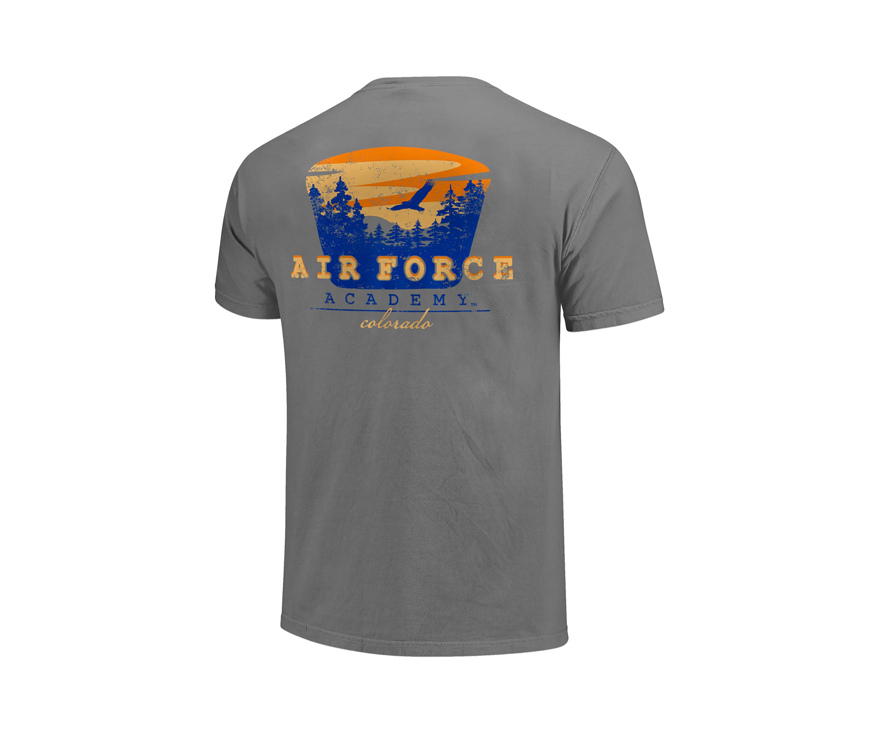 NCAA Air Force Falcons  Silhouette Scene Comfort Color T-Shirt