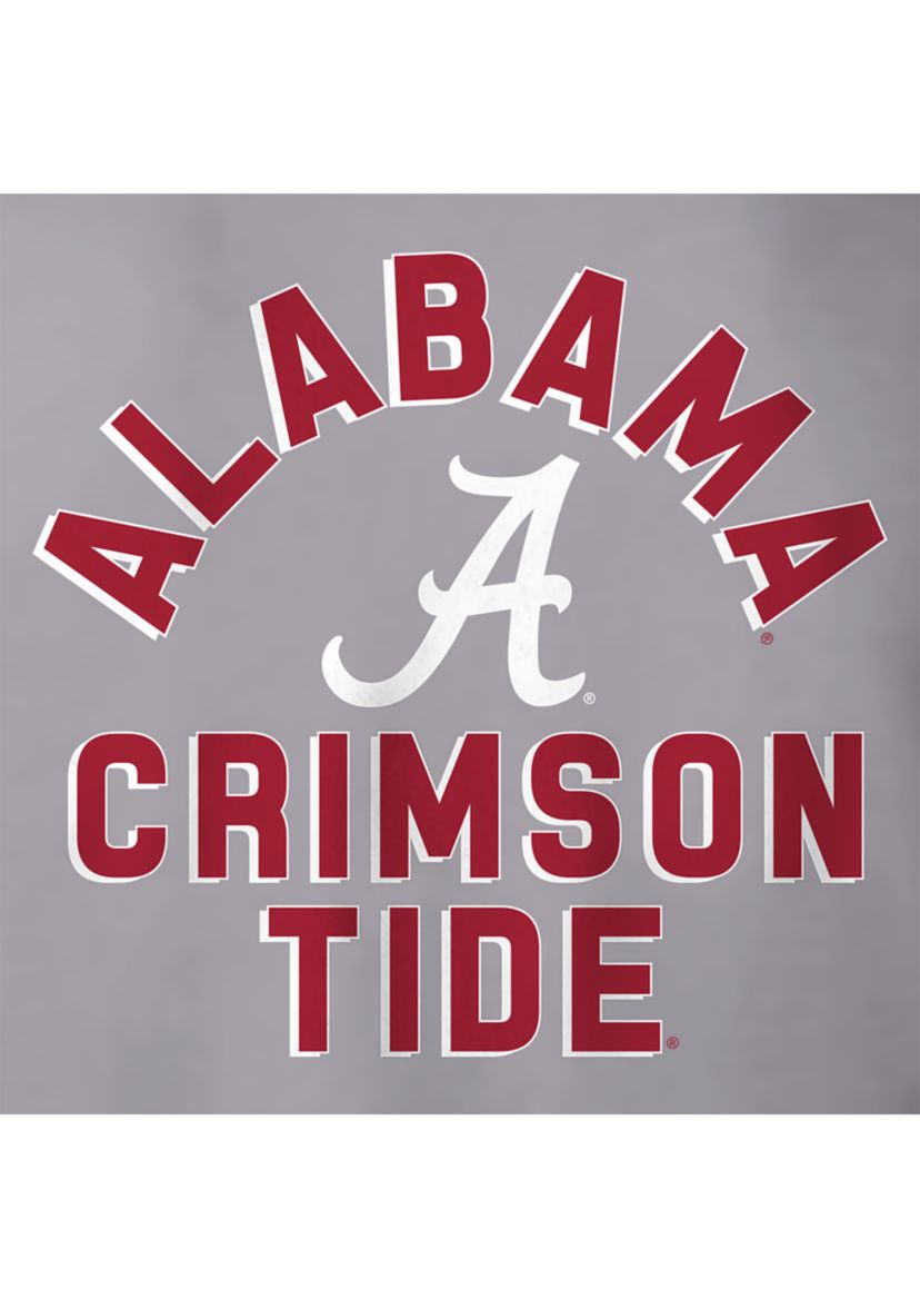NCAA Alabama Crimson Tide Short Sleeve Retro Stack T-Shirt 