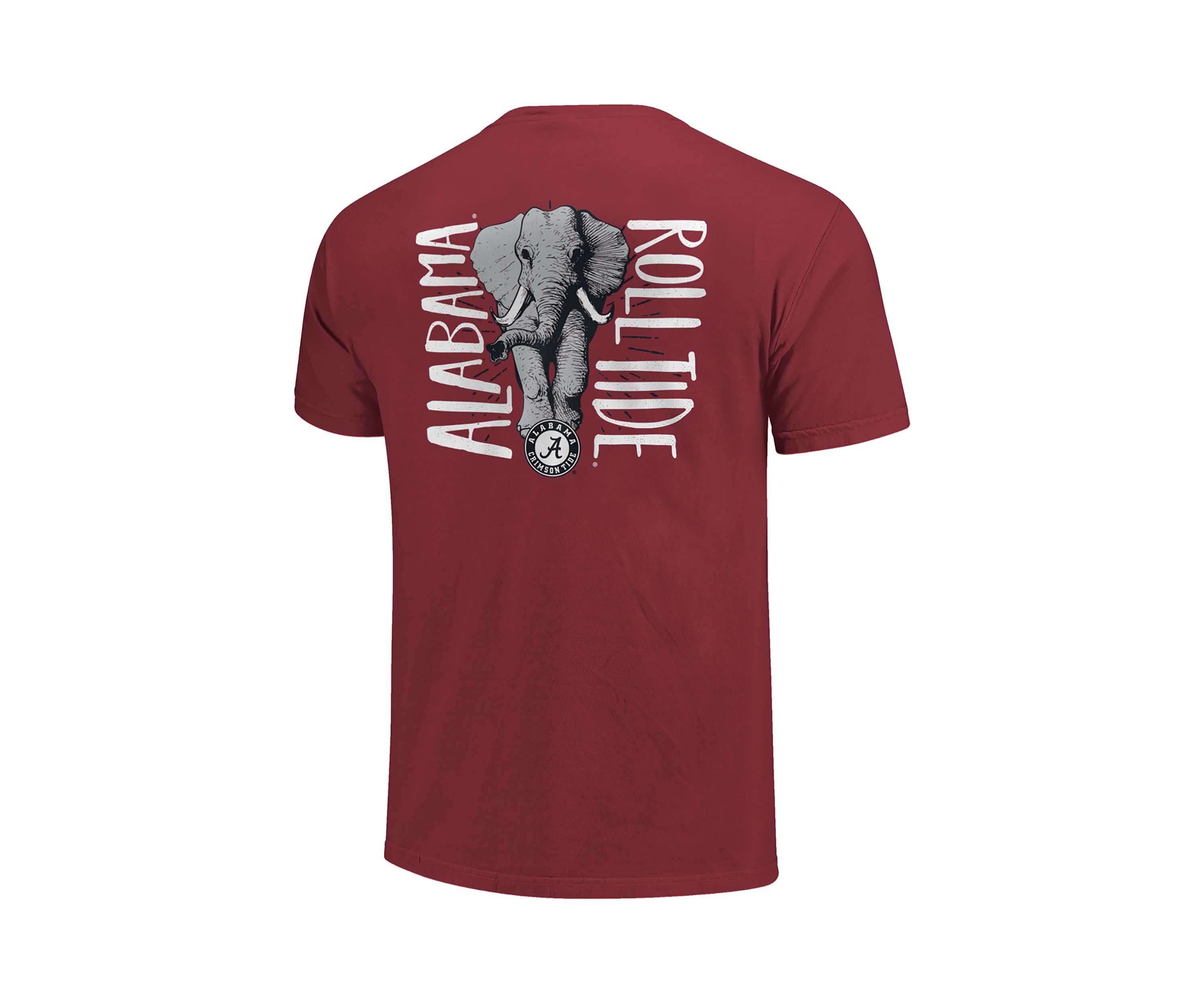 NCAA Alabama Crimson Tide Type Lined Mascot T-Shirt