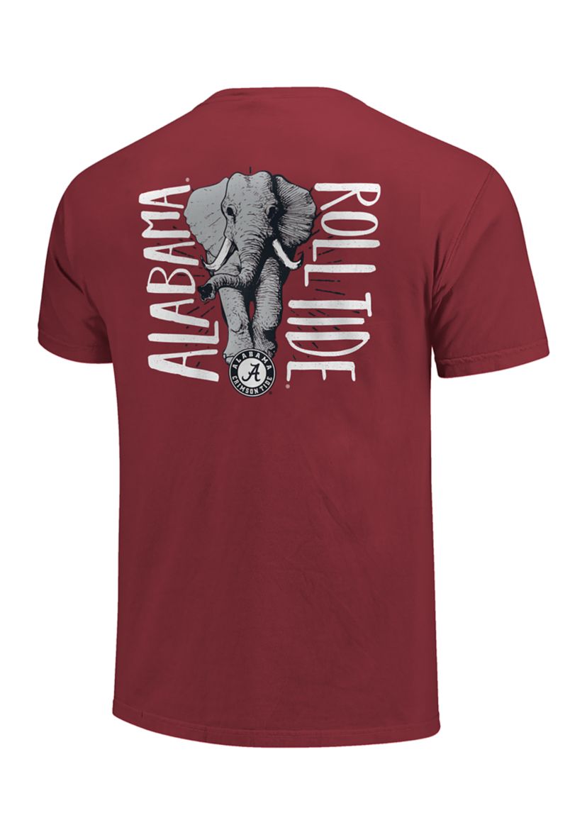 NCAA Alabama Crimson Tide Type Lined Mascot T-Shirt