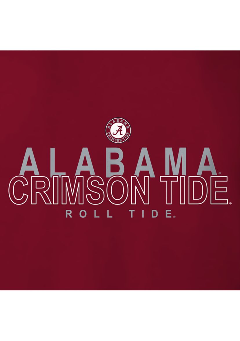 NCAA Alabama Crimson Tide Long Sleeve Overtype Logo T-Shirt 