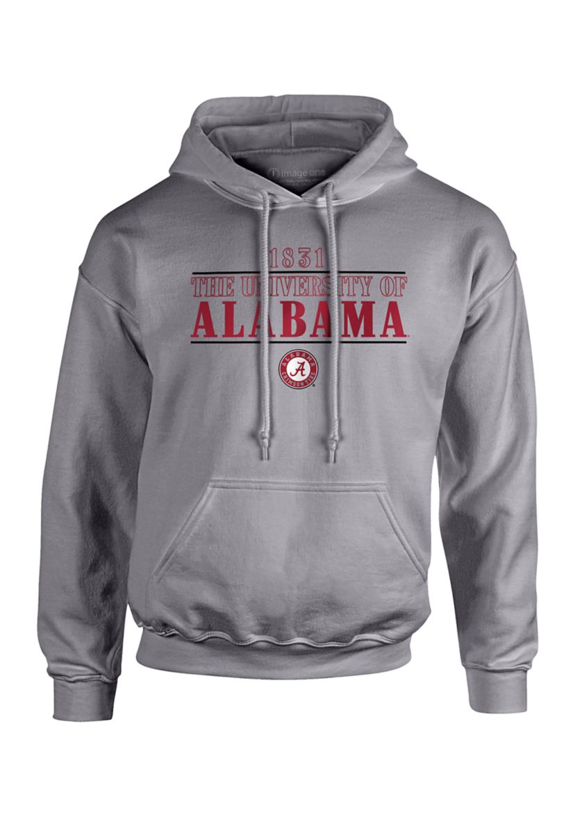NCAA Alabama Crimson Tide Hooded University Type Sweatshirt 