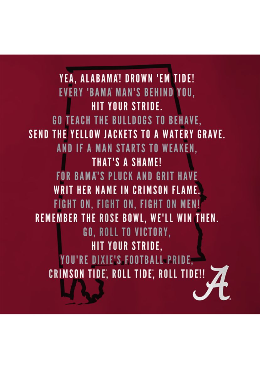 NCAA Alabama Crimson Tide Fight Song T-Shirt