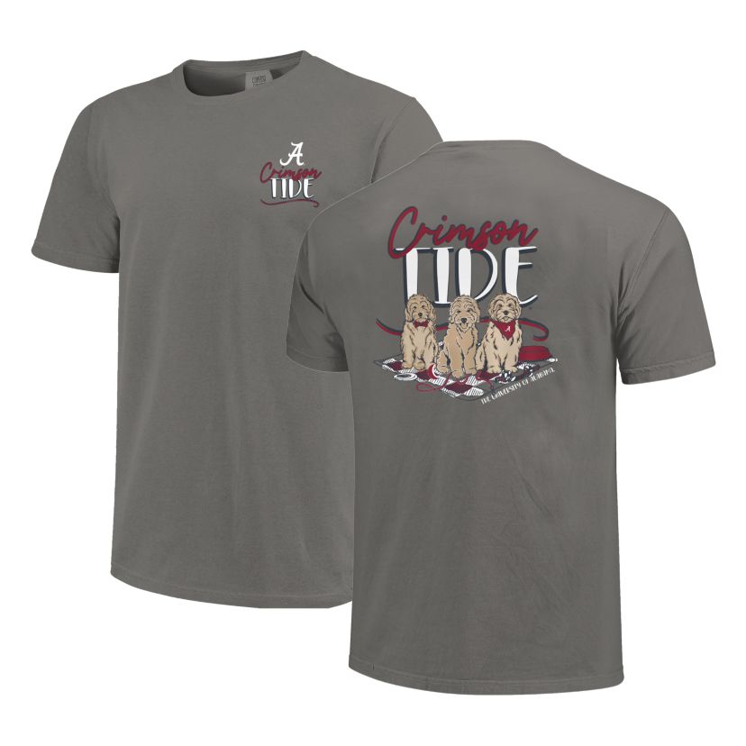 Image One Alabama Crimson Tide Picnic Friends Short Sleeve T-Shirt