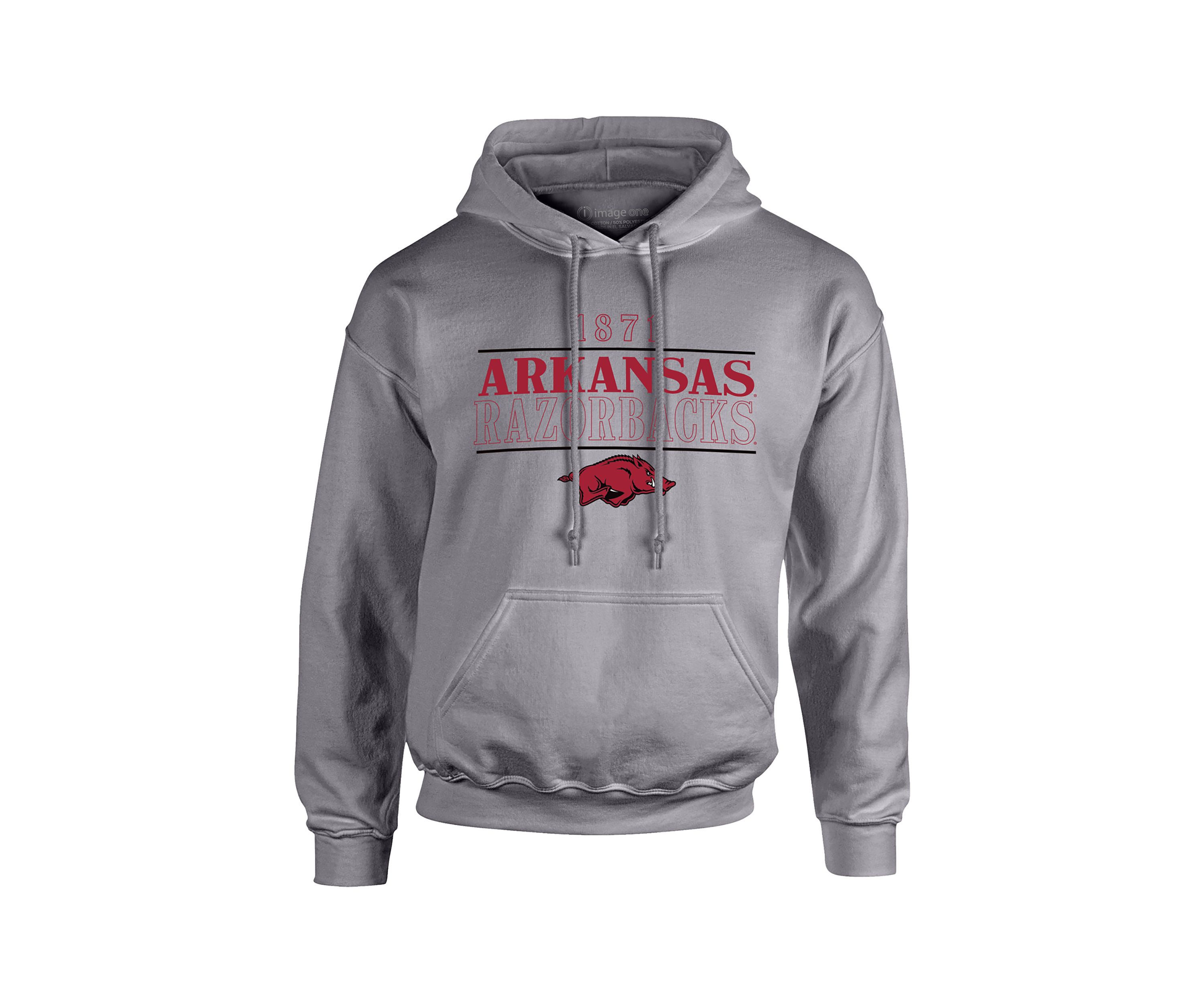 NCAA Arkansas Razorbacks University Type Hooded Sweatshirt 