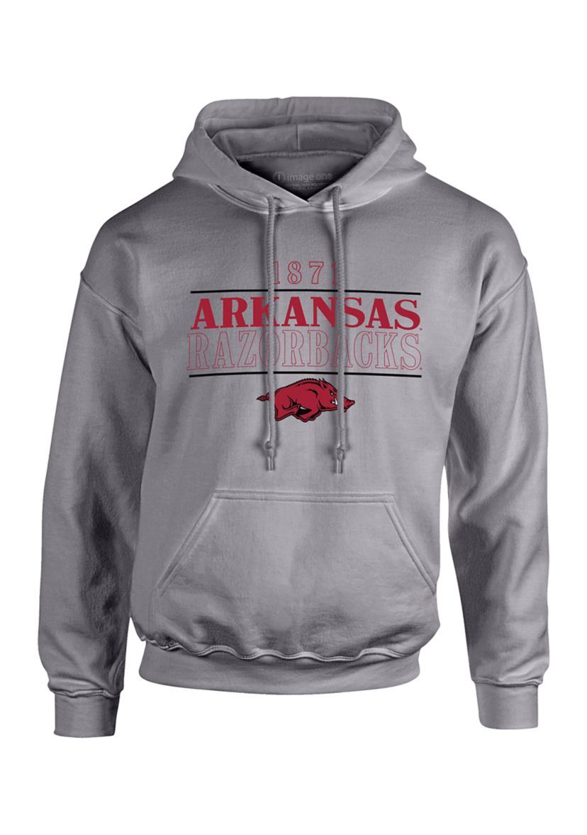 NCAA Arkansas Razorbacks University Type Hooded Sweatshirt 