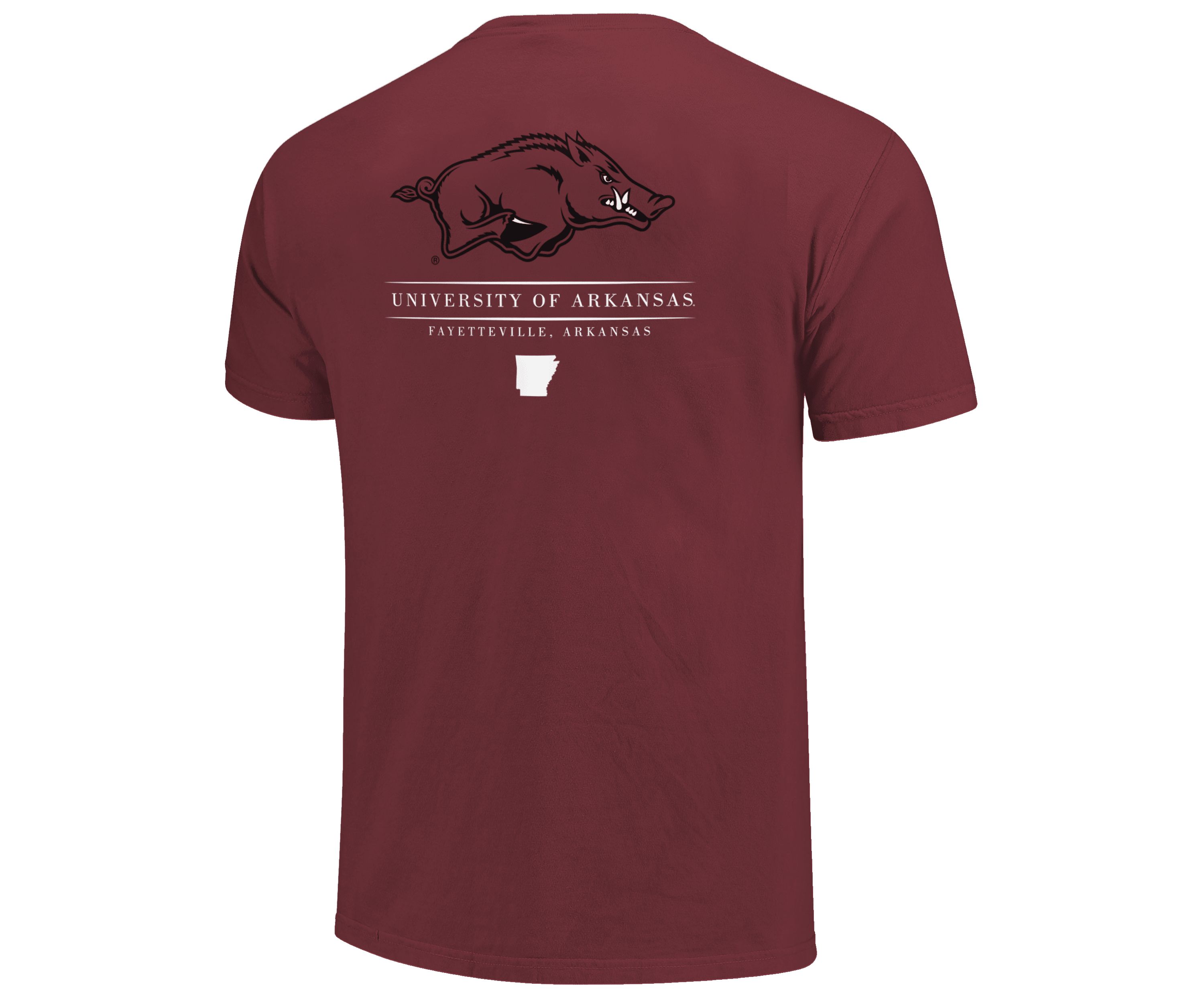 Image One Arkansas Razorbacks Classic Jumbo Mascot Short Sleeve T-Shirt