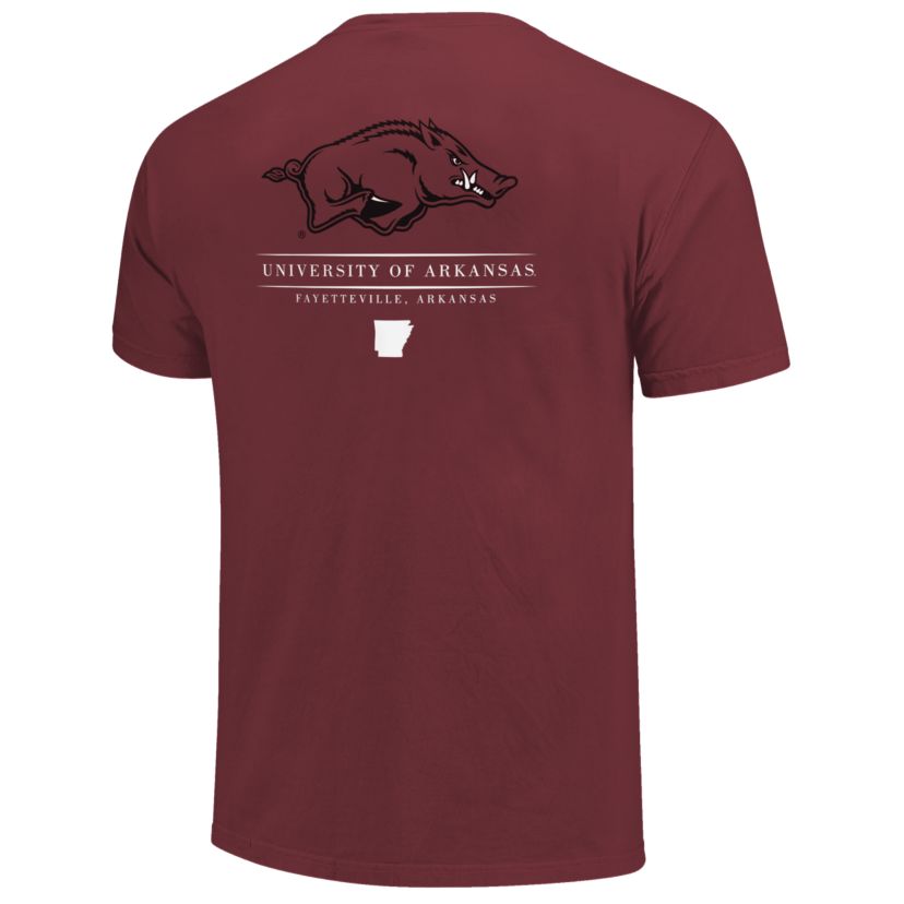 Image One Arkansas Razorbacks Classic Jumbo Mascot Short Sleeve T-Shirt