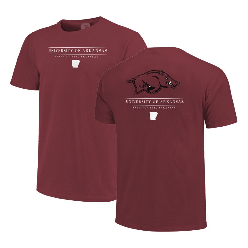 Image One Arkansas Razorbacks Classic Jumbo Mascot Short Sleeve T-Shirt