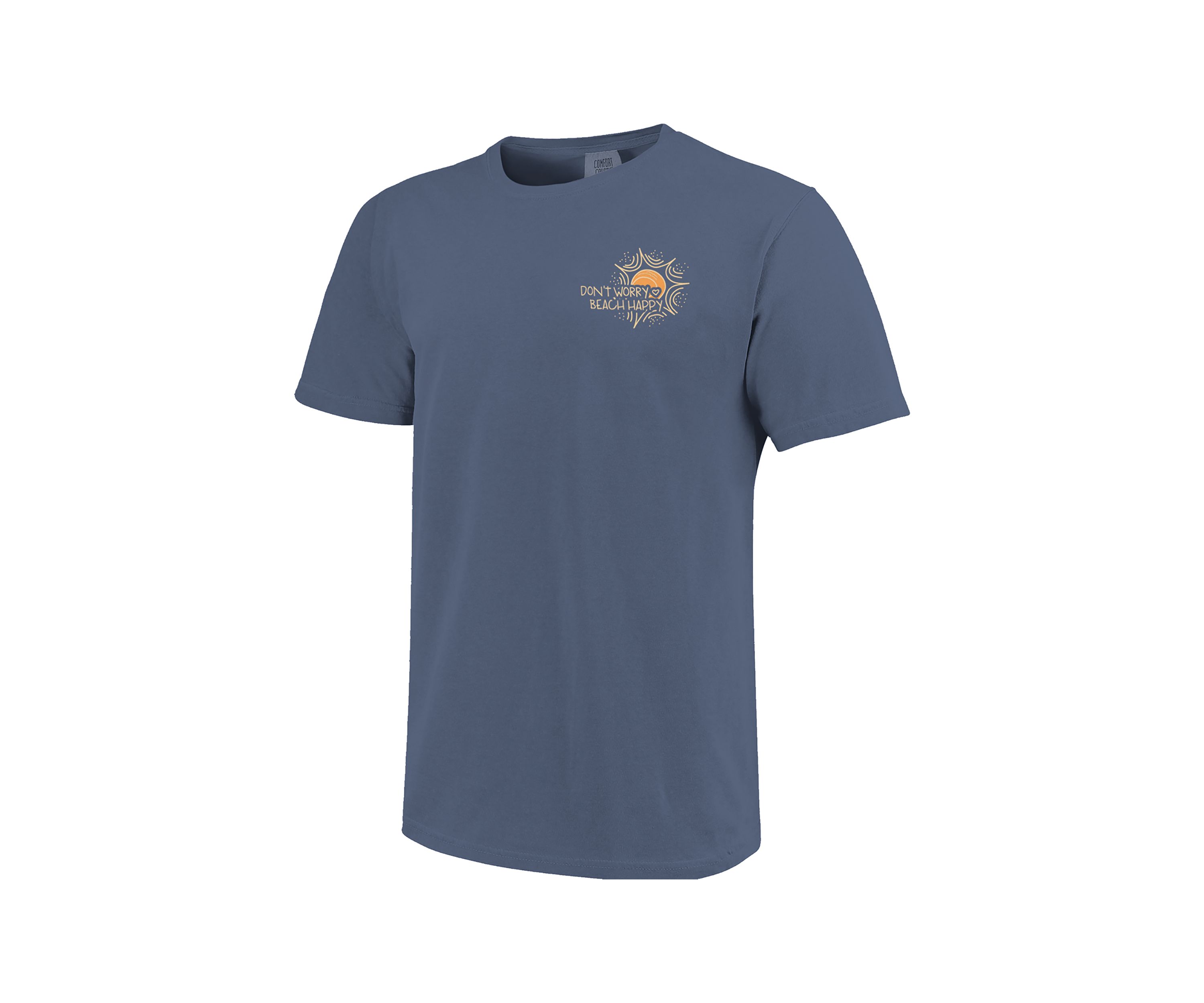 Comfort Color Beach Doodles Graphic T-Shirt
