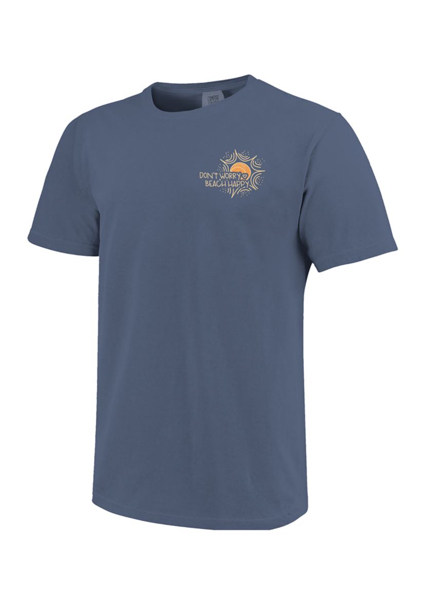Comfort Color Beach Doodles Graphic T-Shirt