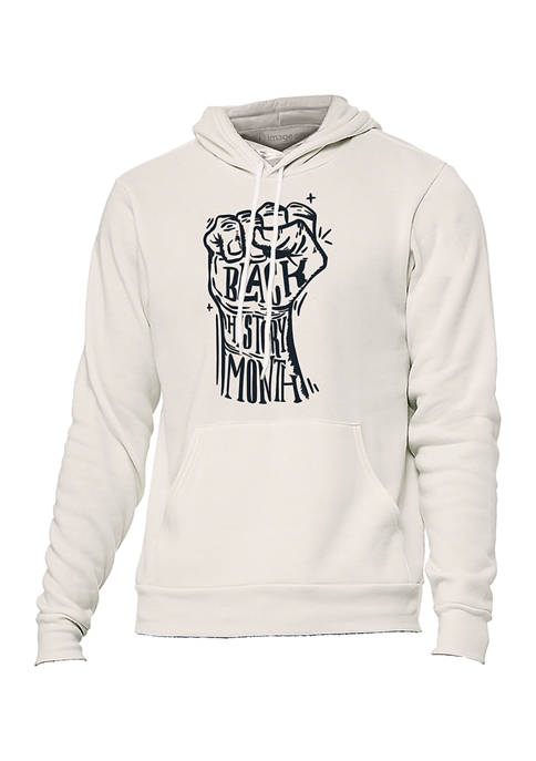Image One Black History Month Raised Fist Pullover