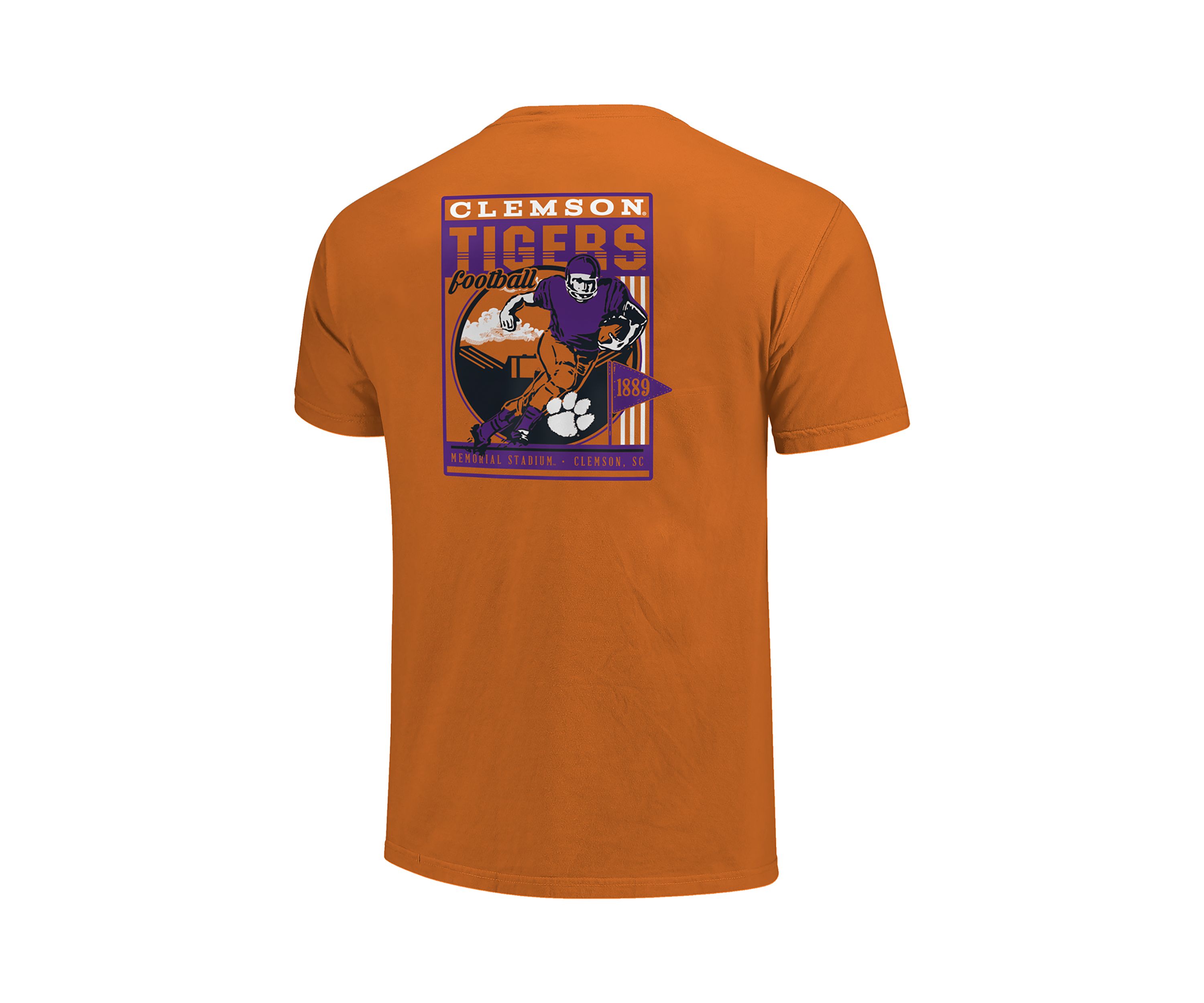 NCAA Clemson Tigers Retro Poster and Stadium T-Shirt