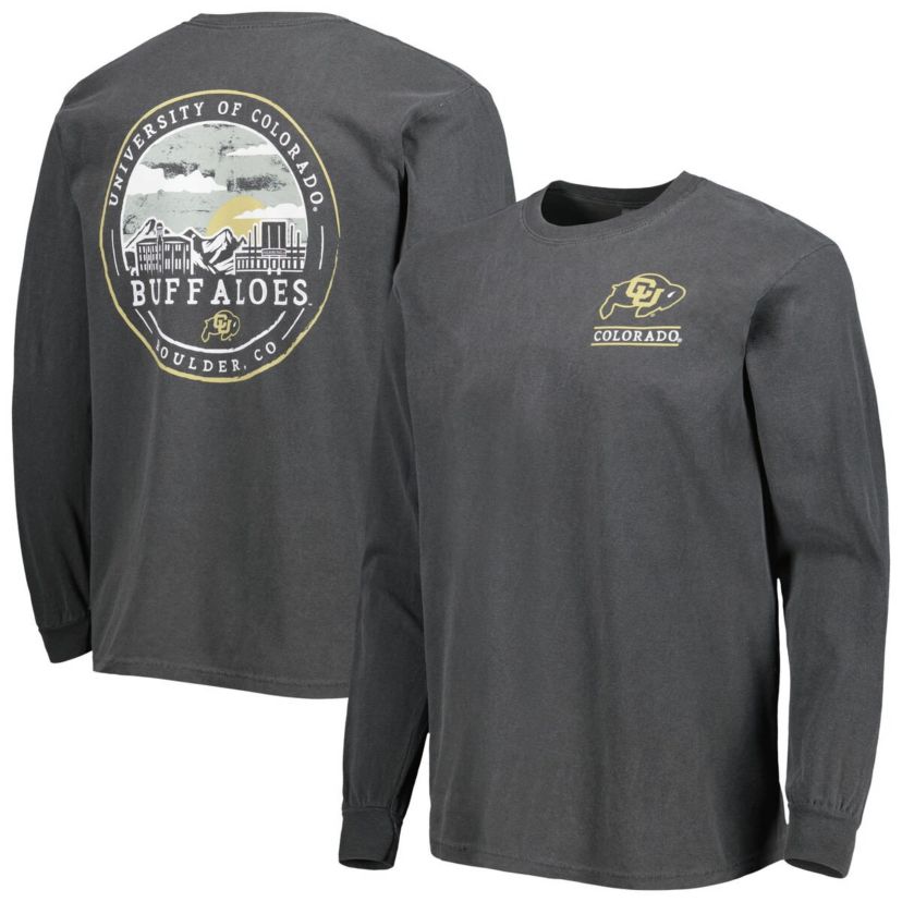 NCAA Colorado Buffaloes Circle Campus Scene Long Sleeve T-Shirt