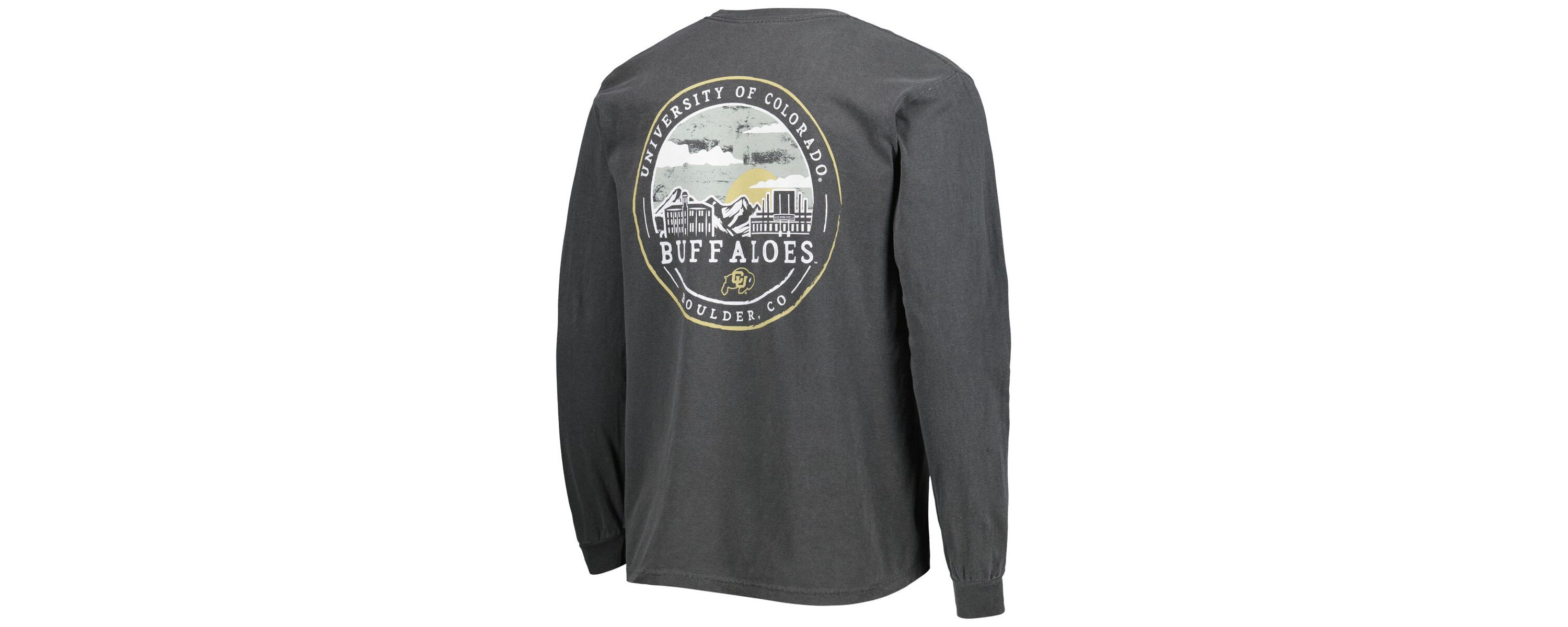 NCAA Colorado Buffaloes Circle Campus Scene Long Sleeve T-Shirt