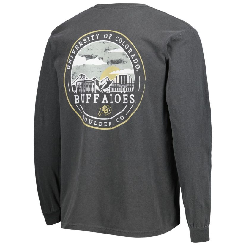 NCAA Colorado Buffaloes Circle Campus Scene Long Sleeve T-Shirt