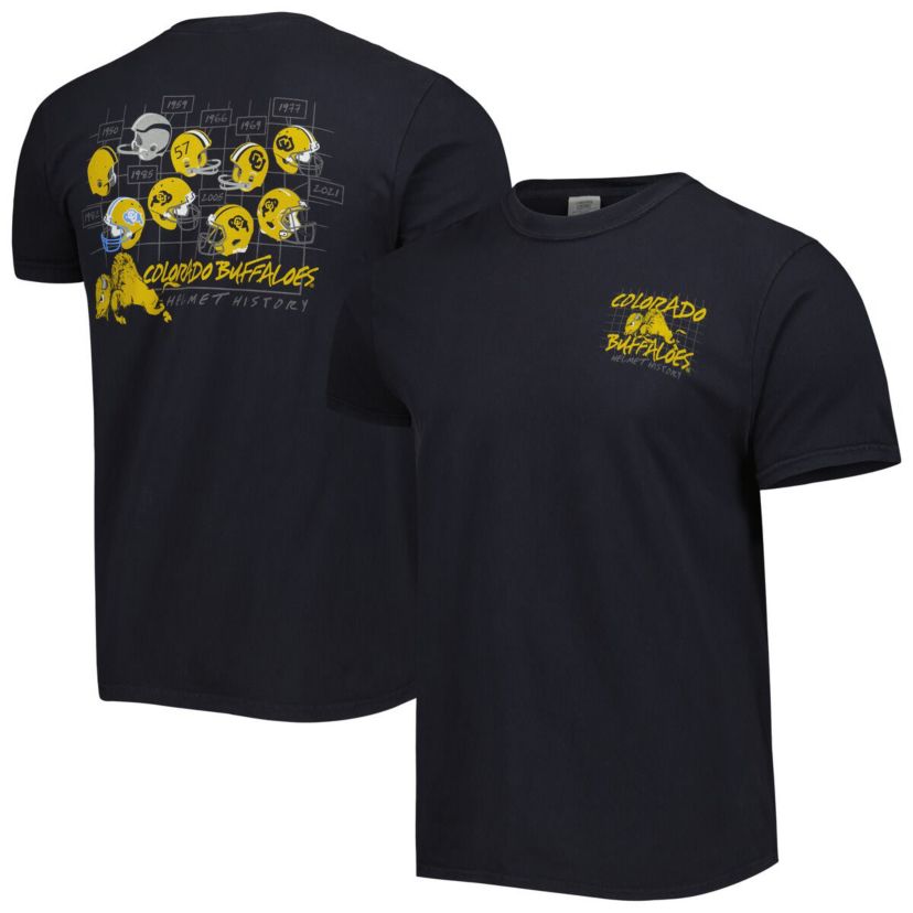 NCAA Colorado Buffaloes Vault Helmet History Comfort T-Shirt