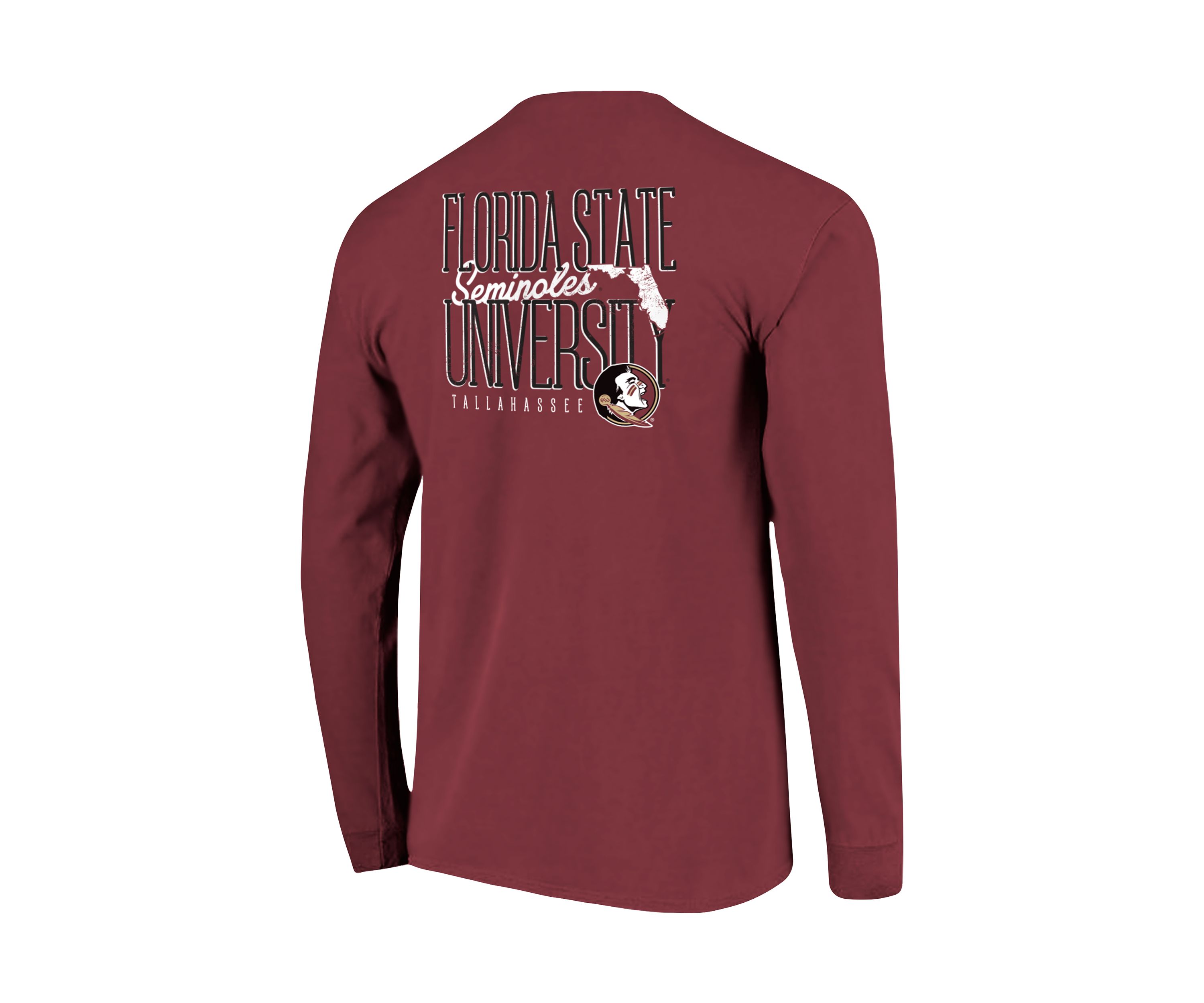 NCAA Florida State Seminoles Tall Type State Long Sleeve T-Shirt