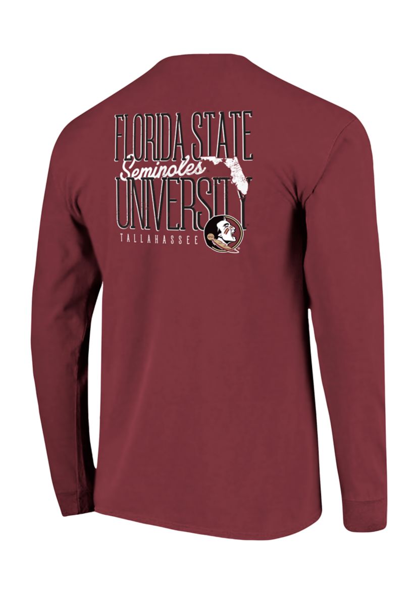 NCAA Florida State Seminoles Tall Type State Long Sleeve T-Shirt