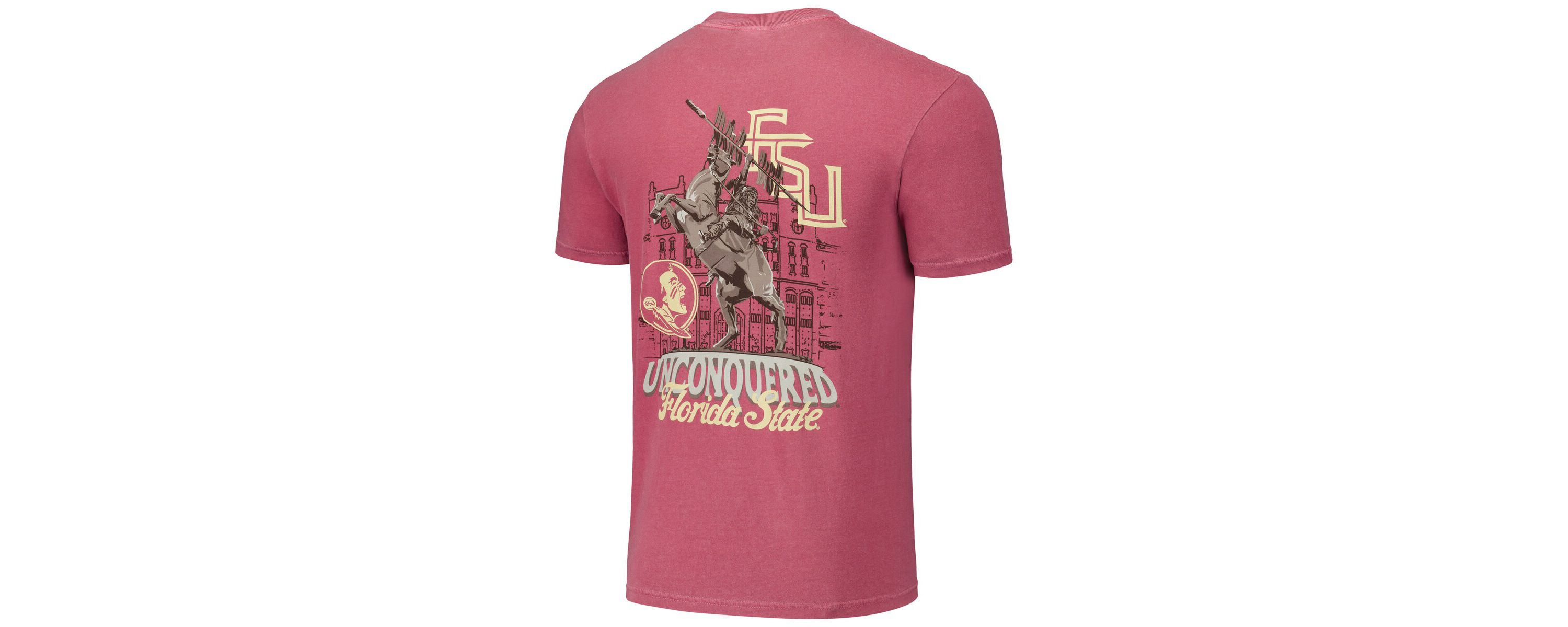 NCAA Unisex Florida State Seminoles Hyper Local Unconquered Statue T-Shirt