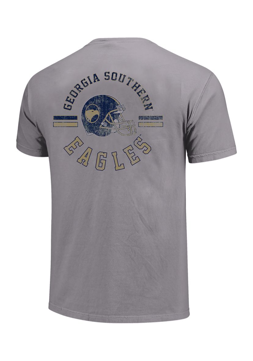 NCAA Georgia Southern Eagles Helmet Arch Short Sleeve T-Shirt 