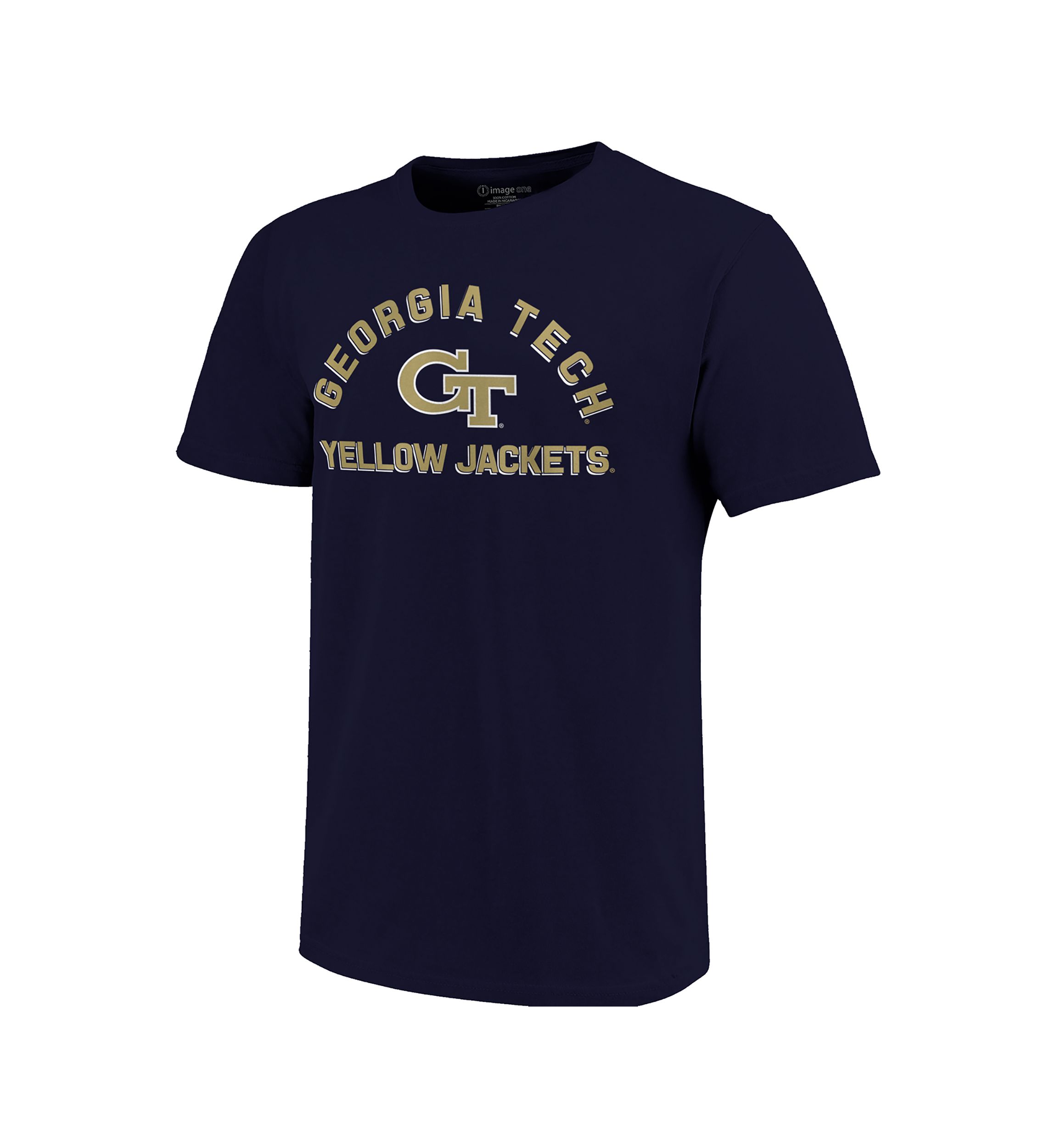 NCAA Georgia Tech Yellow Jackets Retro Stack Short Sleeve T-Shirt 