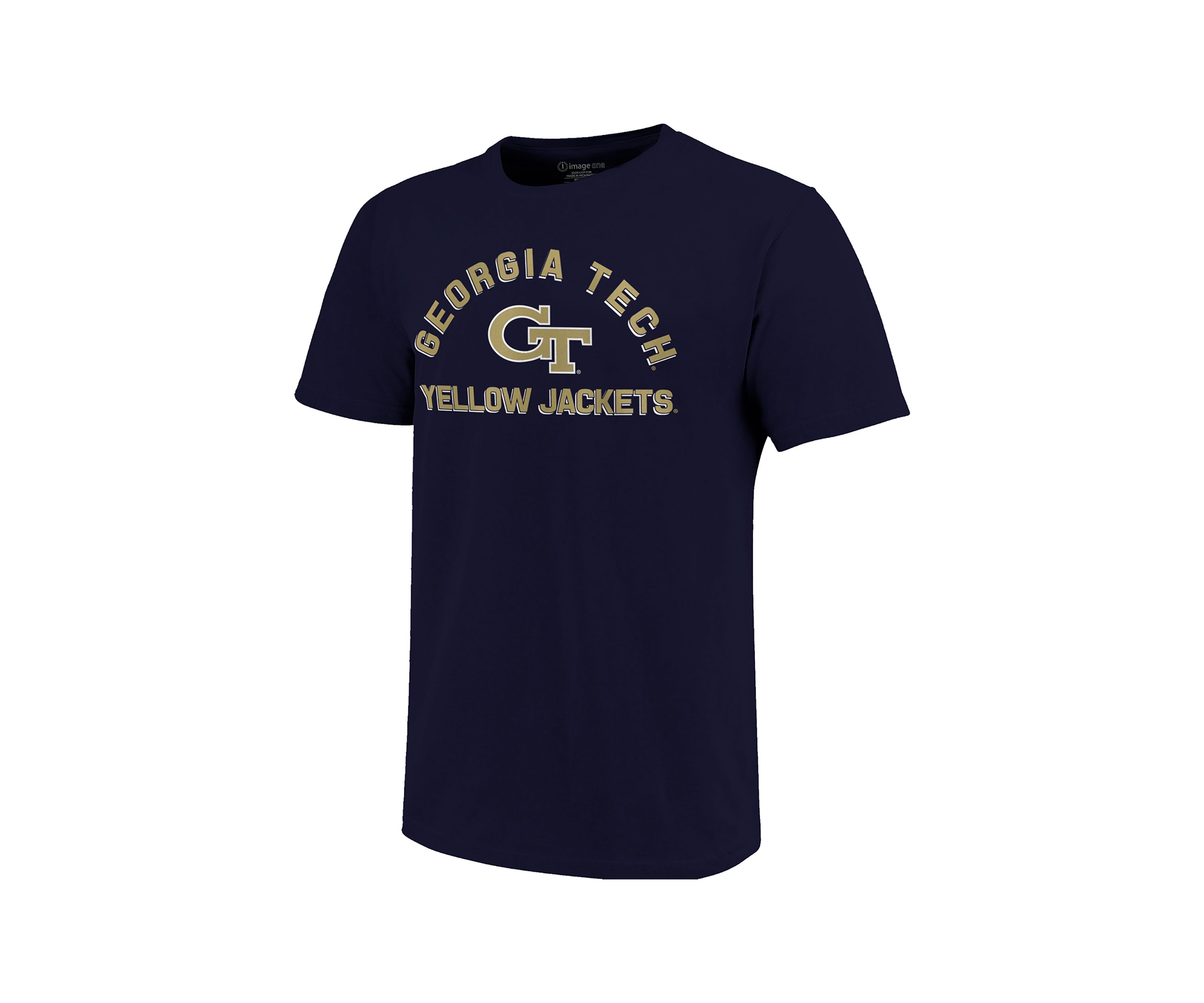 NCAA Georgia Tech Yellow Jackets Retro Stack Short Sleeve T-Shirt 