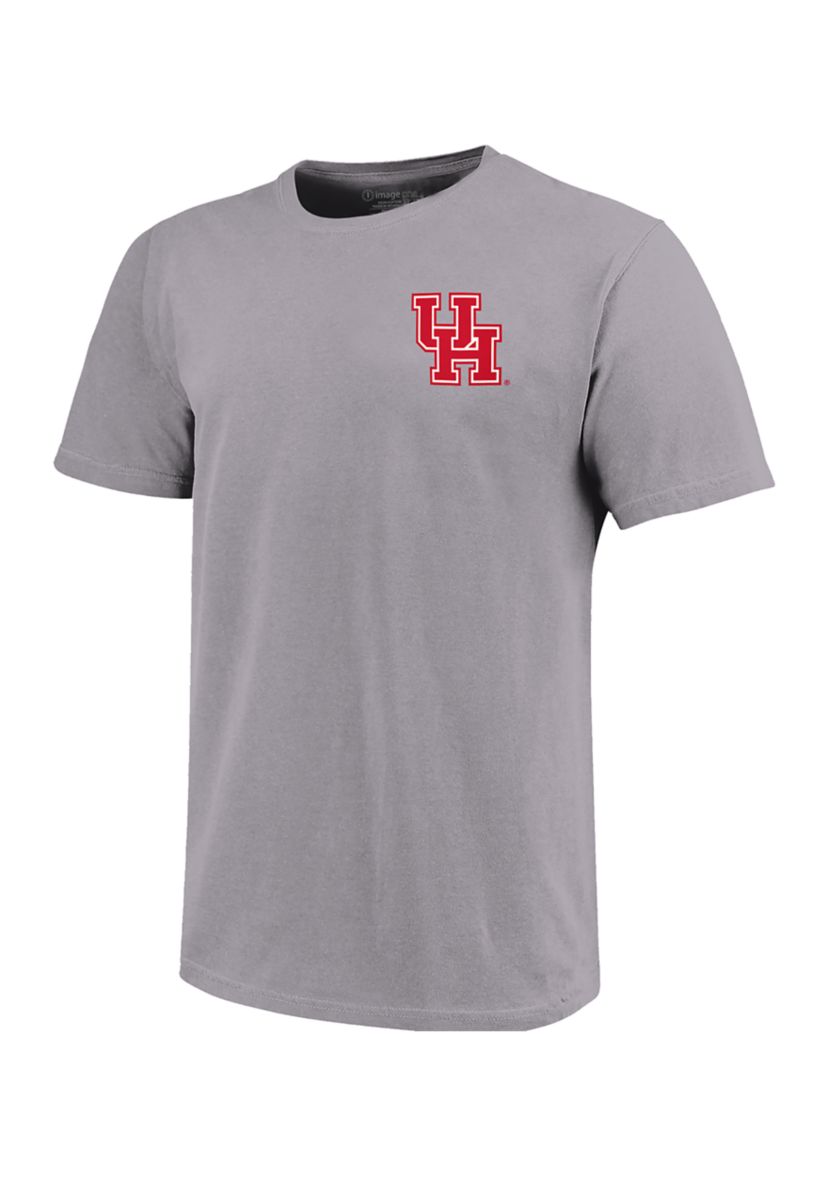 NCAA Houston Cougars Helmet Arch Short Sleeve T-Shirt 