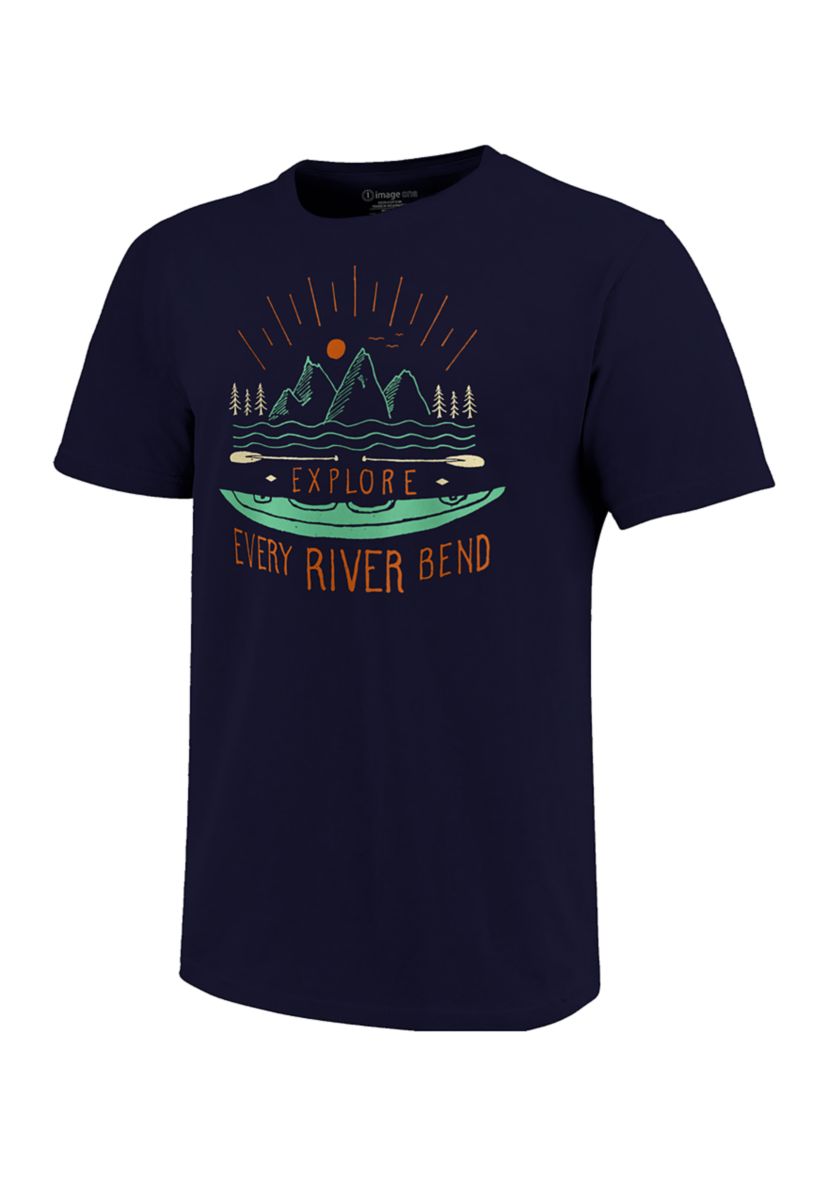 Tri-Blend Explore Every River Bend Graphic T-Shirt