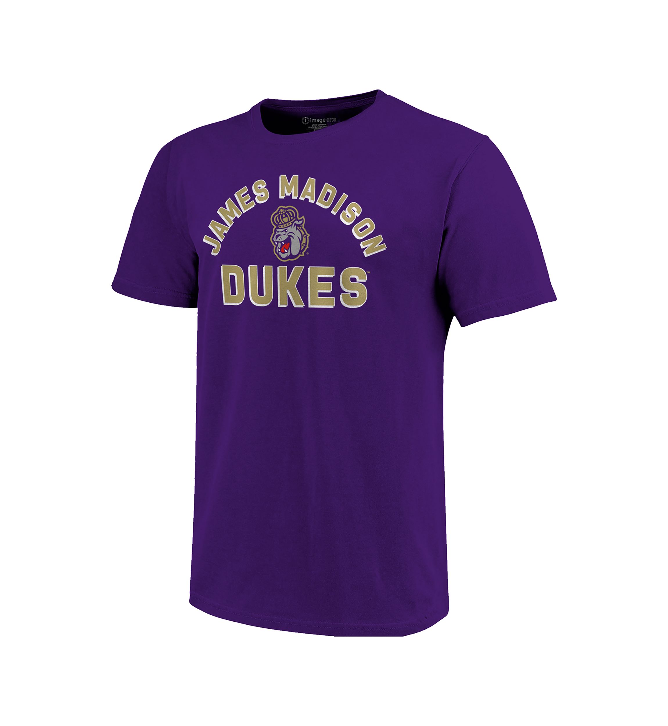 NCAA James Madison Dukes Retro Stack Short Sleeve T-Shirt 