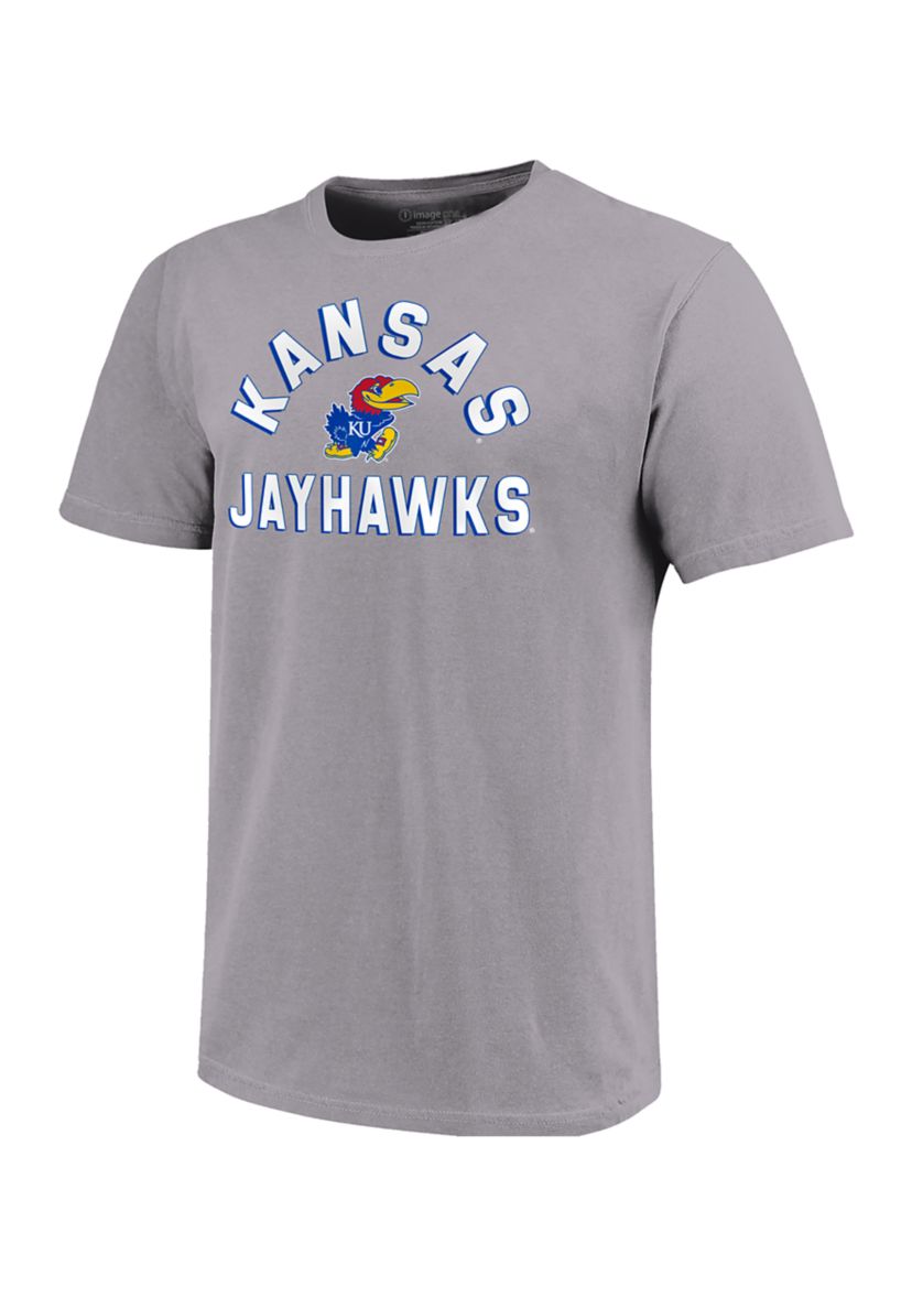 NCAA Kansas Jayhawks Retro Stack Short Sleeve T-Shirt 
