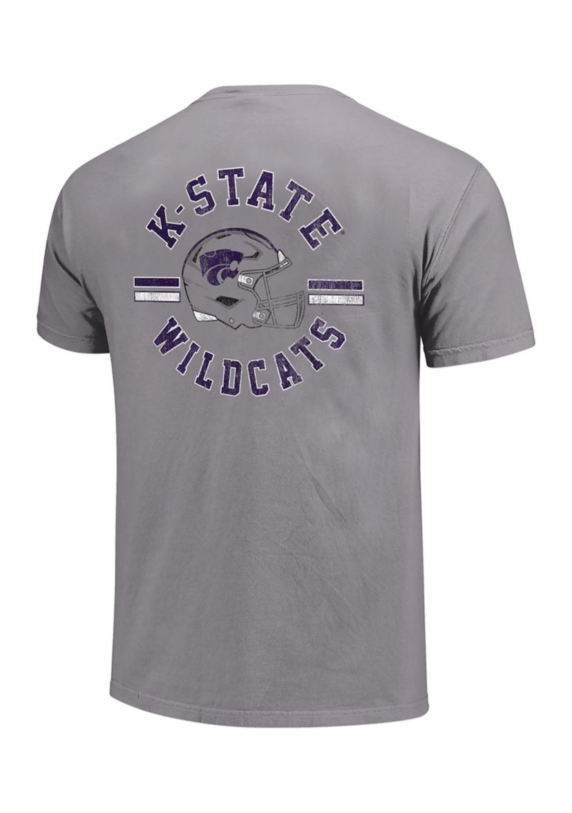 NCAA Kansas State Wildcats Helmet Arch Short Sleeve T-Shirt 
